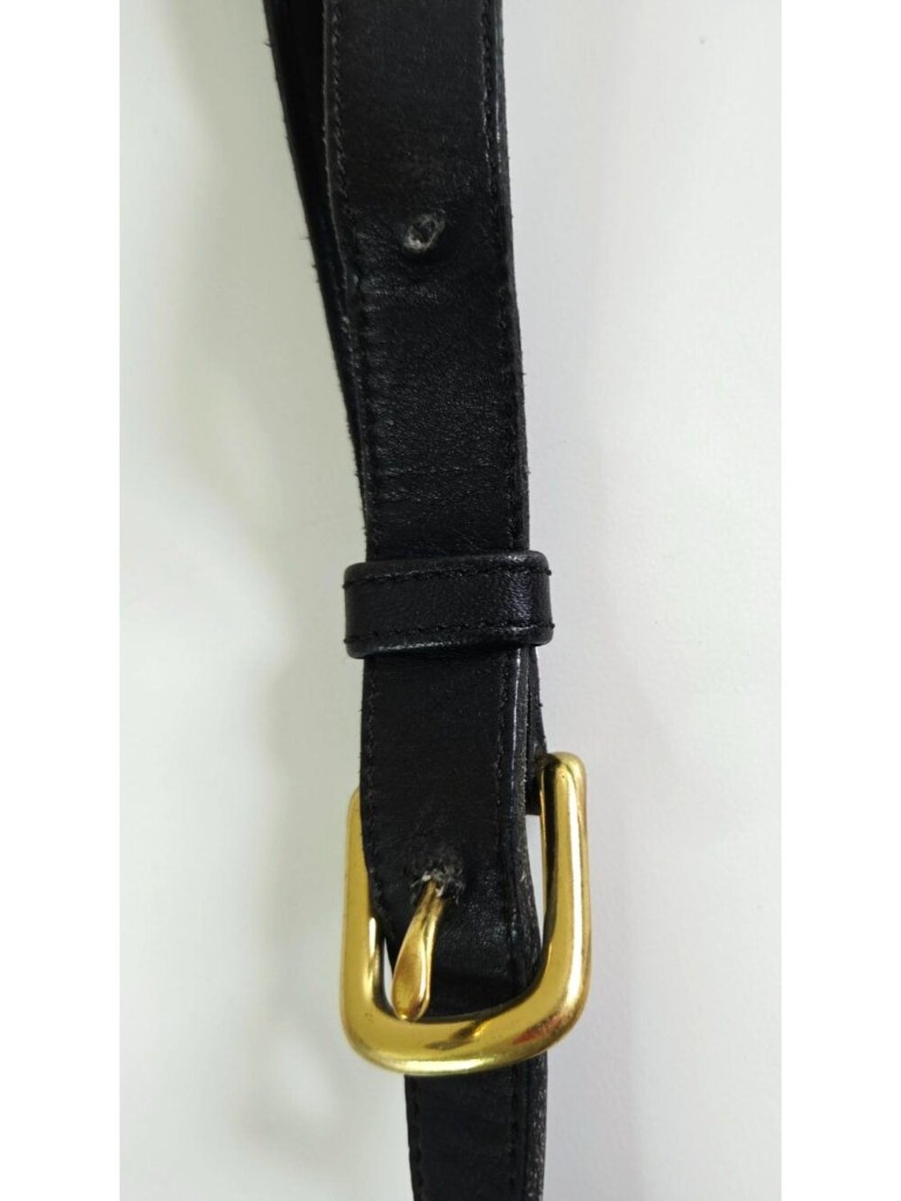Vtg Coach Willis Bag Black Leather 9927 Cross Body Shoulder Bag Hangtag Made USA - Picture 14 of 16